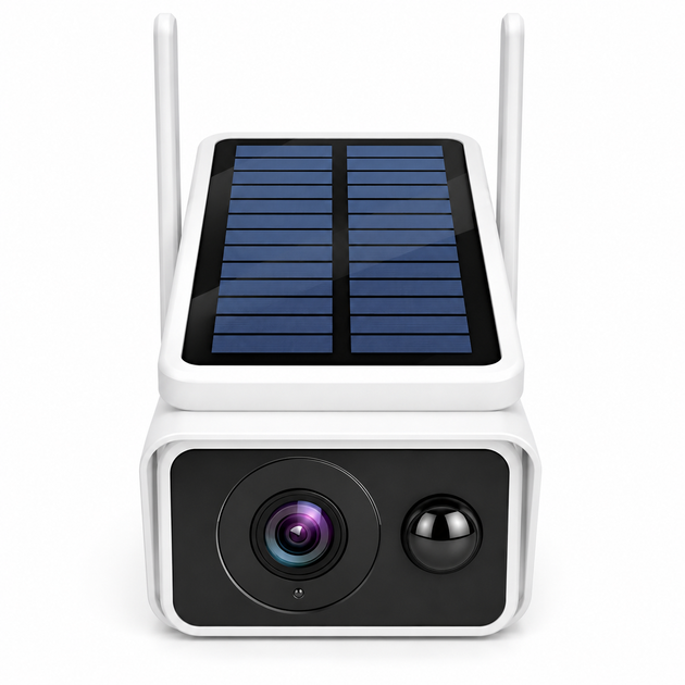 Вулична автономна IP Wifi камера відеонагляду iCsee, 5MP із вбудованою сонячною панеллю - зображення 6