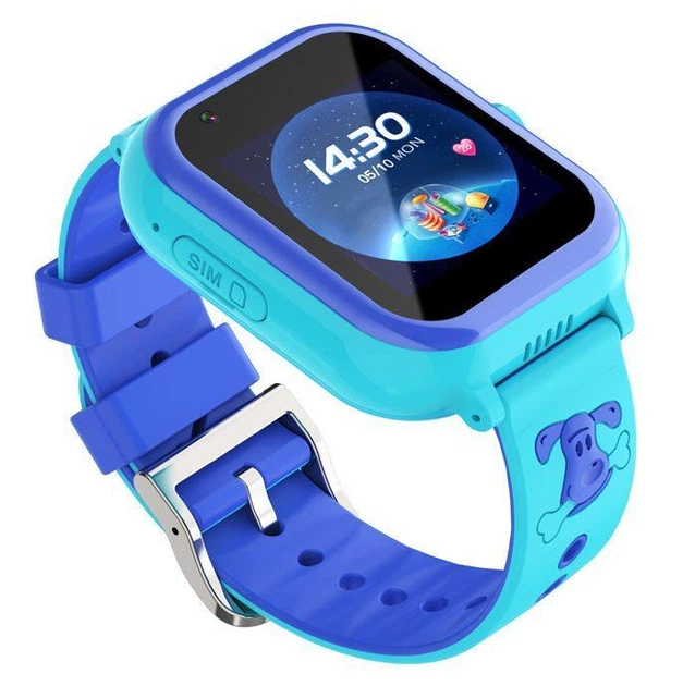 Детские смарт часы T18 на Android с 16GB памяти, GPS, 4G звонками, видеосвязью, YouTube, TikTok, WhatsApp и украинским языком До 5 дней работы Голубой - изображение 2