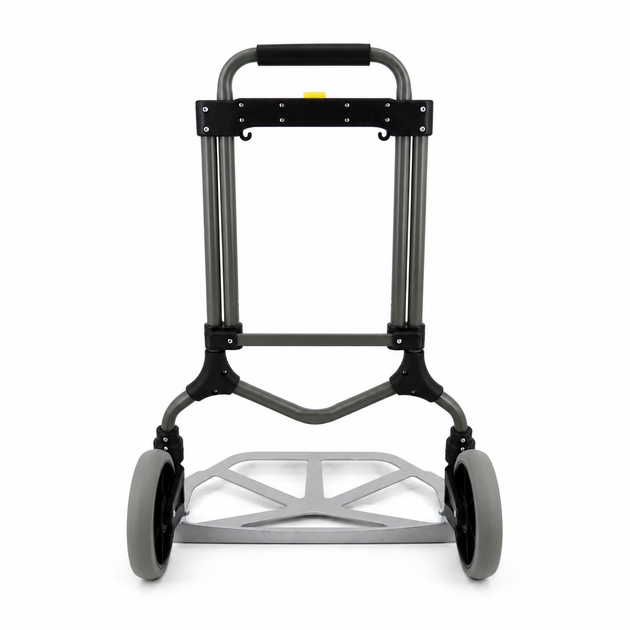 Складський візок Helper HP - 1199 90 кг 50×45×100 см для покупок вантажу багажу вантажопідйомний транспортний візок-платформа алюмінієвий візок тачка двоколісна посилена для перевезення вантажів - зображення 4