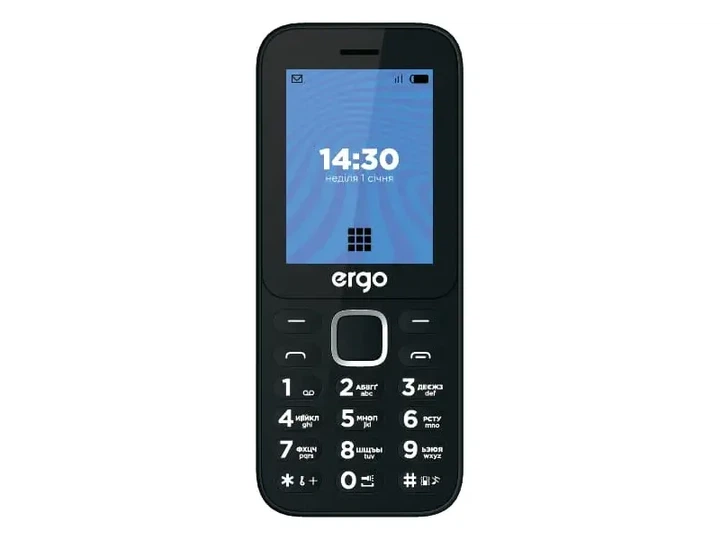 Мобільний телефон Ergo E241 Dual Sim Red - изображение 2