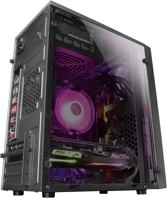 Корпус для ПК / Mars Gaming MCM / Mini Tower / Без БП / RGB-подсветка / Черный (102025906) - изображение 5