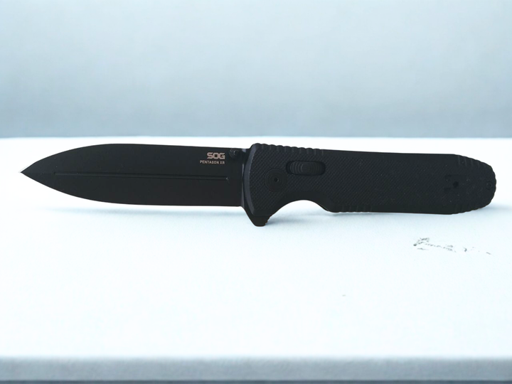 Ніж SOG Pentagon XR Black (CTS-XHP) - зображення 9