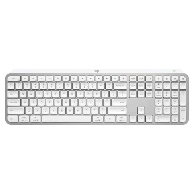 Клавіатура Logitech MX Keys Wireless UA Pale Grey (920-011588) - Фото 1 Клавіатура Logitech MX Keys Wireless UA Pale Grey (920-011588) - зображення 1