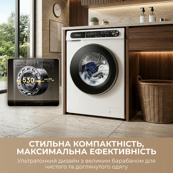 Стиральная машина автоматическая Dreame s6 (dwf06s30ca) - изображение 5