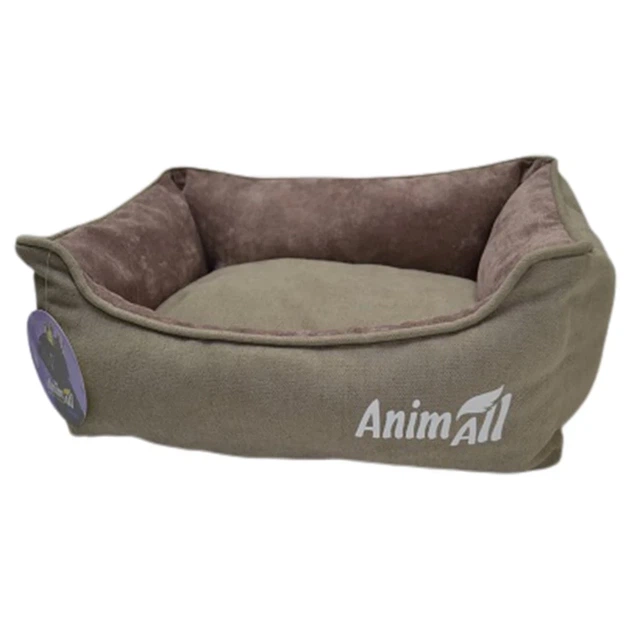 Лежак AnimAll S АТ6882 Nena Velours BEIGE Біж S 45x35x16 см - Фото 1 Лежак AnimAll S АТ6882 Nena Velours BEIGE Біж S 45x35x16 см - зображення 1