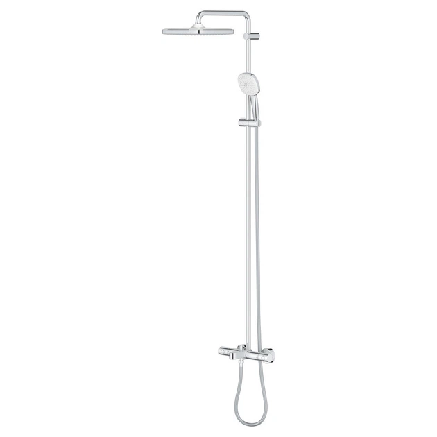 Душова система настінного монтажу з термостатом для ванни Grohe Tempesta System 250 Cube (26691001) - Фото 3 Душова система настінного монтажу з термостатом для ванни Grohe Tempesta System 250 Cube (26691001) - изображение 3