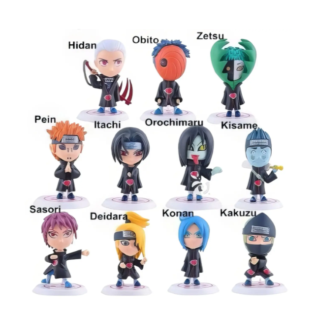 Набор фигурок Наруто Naruto Shippuden Итачи Учиха, Обито, Зэцу, Дейдара и др. 10 см 11в1 - Фото 7 Набор фигурок Наруто Naruto Shippuden Итачи Учиха, Обито, Зэцу, Дейдара и др. 10 см 11в1 - изображение 7