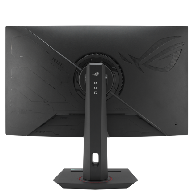 Монітор Asus 31.5" ROG Strix XG32WCS HDMI, DP, USB-C, VA, 2560x1440, 180Hz, 1ms, sRGB 125%, CURVED, FreeSync, HAS, HDR400 (90LM0AC0-B0197) - зображення 6