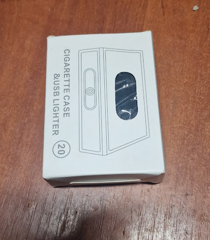 Портсигар футляр для хранения сигарет (USB электронная зажигалка не работает) Focus серый (355-4) - Фото 4 Портсигар футляр для хранения сигарет (USB электронная зажигалка не работает) Focus серый (355-4) - изображение 4