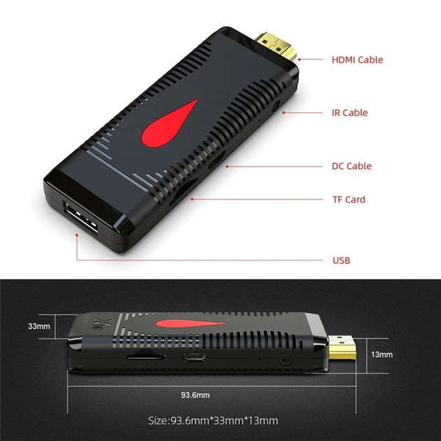 Смарт ТВ приставка Smart TV Stick X96 S400 2/16Gb Android 10 Allwinner H313 4K ARM Cortex A53 для телевизора - изображение 3