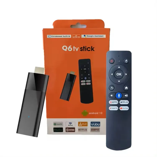 Смарт ТВ приставка Smart TV Q6 Plus 2/16Gb Android 10 с голосовый управлением Allwinner h313 для телевизора - Фото 8 Смарт ТВ приставка Smart TV Q6 Plus 2/16Gb Android 10 с голосовый управлением Allwinner h313 для телевизора - изображение 8