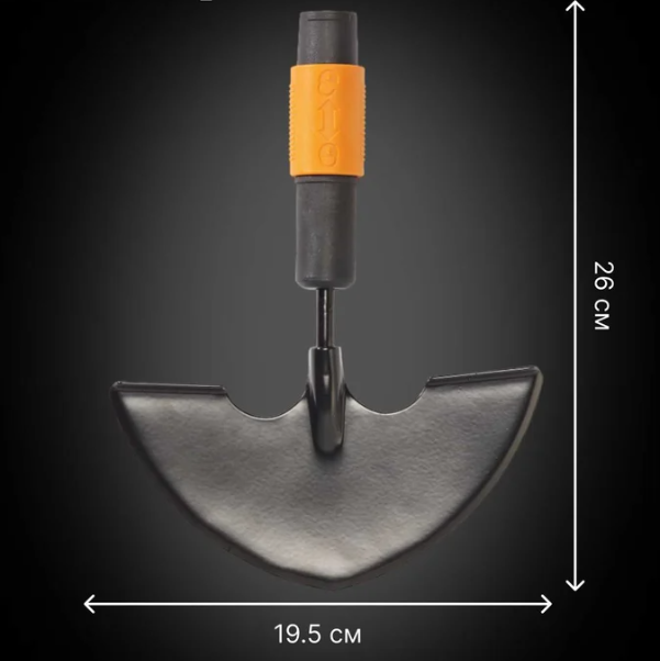 Сапка для оформлення країв газону Fiskars QuikFit 136526 (1000690) - Фото 4 Сапка для оформлення країв газону Fiskars QuikFit 136526 (1000690) - зображення 4
