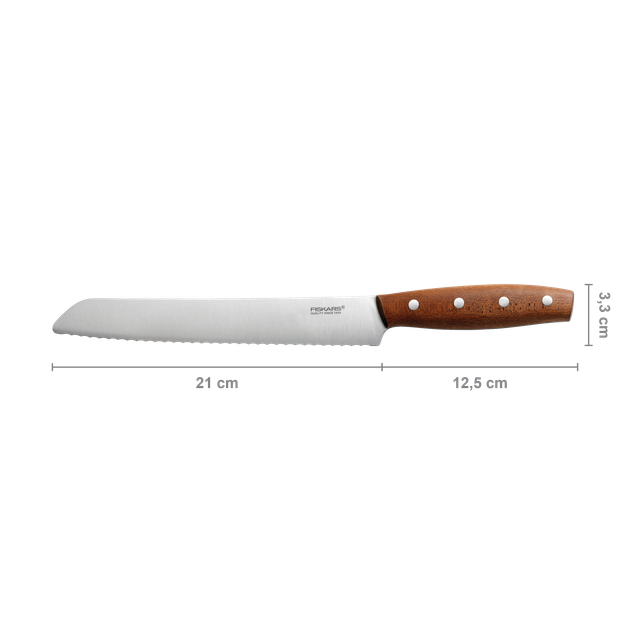 Ніж для хліба Fiskars Norr 21 см 1016480 - Фото 2 Ніж для хліба Fiskars Norr 21 см 1016480 - изображение 2