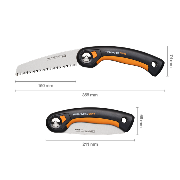 Складана пилка Fiskars Plus™ SW68 (1067552) - Фото 2 Складана пилка Fiskars Plus™ SW68 (1067552) - изображение 2
