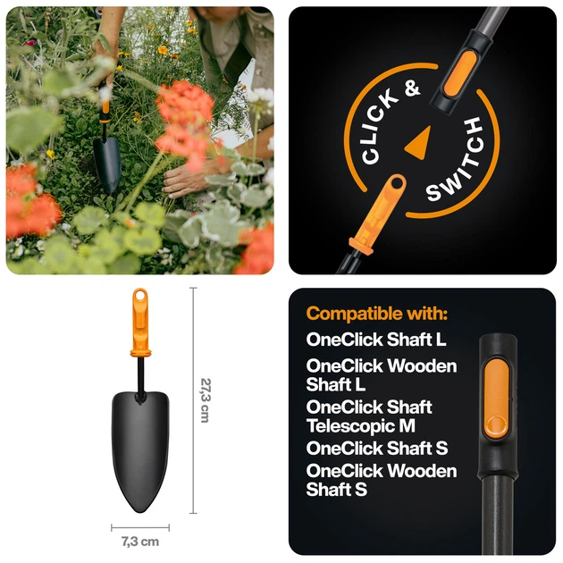 Насадка-совок посадковий Fiskars OneClick™ (1080693) - изображение 2