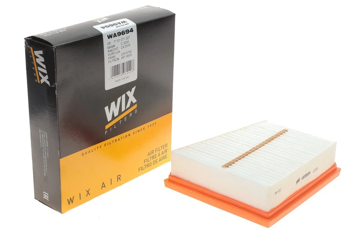 Повітряний фільтр WIX FILTERS WA9694 Renault Grand Scenic, Fluence, Scenic, Megane 7701071327A, 8200820869, 8200853393A - Фото 2 Повітряний фільтр WIX FILTERS WA9694 Renault Grand Scenic, Fluence, Scenic, Megane 7701071327A, 8200820869, 8200853393A - изображение 2