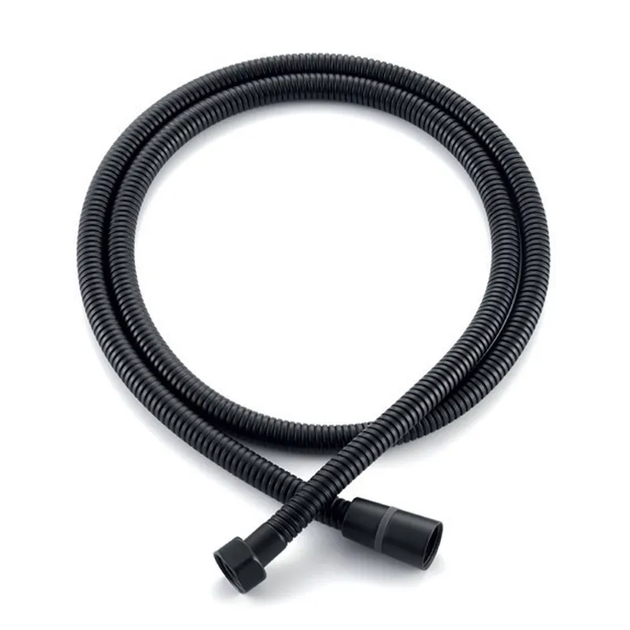Шланг для душу Koer KB-0801-150-05 (оплетіння нерж. 150 см) (Колір чорний) (KR4804) - Фото 1 Шланг для душу Koer KB-0801-150-05 (оплетіння нерж. 150 см) (Колір чорний) (KR4804) - зображення 1