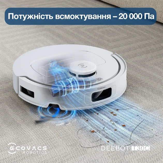 Робот-пилосос Ecovacs Deebot T30C Білий (DLX71) - изображение 4