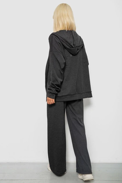 Спортивный костюм женский однотонный грифельный 244R0428 AGER 3XL - изображение 4