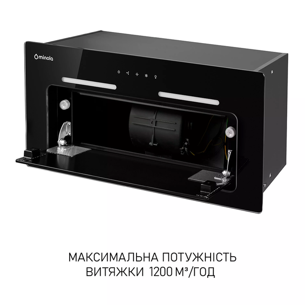 Витяжка MINOLA HBI 6873 BL GLASS 1200 LED Line - изображение 11