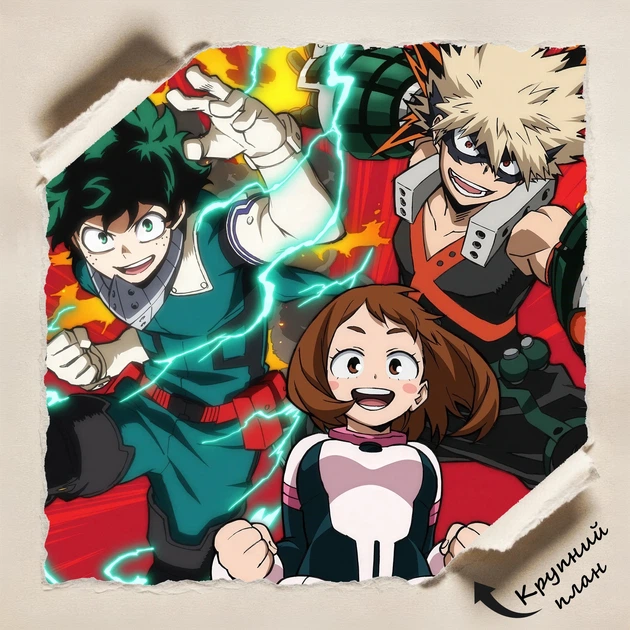Постер Моя геройская академия, Boku no Hero Academia, аниме, A3 42×28 см (id7332) - изображение 4