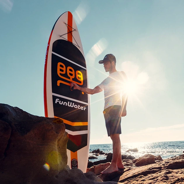 Надувная SUP доска FunWater Orange Б/В - Фото 7 Надувная SUP доска FunWater Orange Б/В - изображение 7