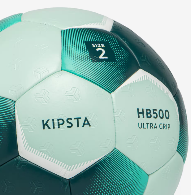 Гандбольний М'яч KIPSTA HB500 Ultragrip №2 Зелений - зображення 3