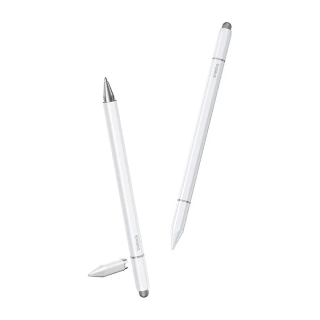 Стилус Baseus Smooth Writing 3 3-in-1 Magnetic White (P80080801211-00) - изображение 4