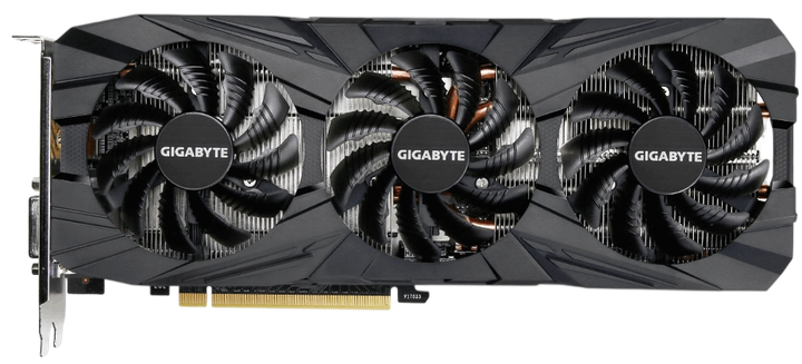 Відеокарта GeForce GTX 1080 Ti 11GB Gigabyte Gaming OC Black (GV-N108TGAMINGOC BLACK-11GD) Б/В - Фото 2 Відеокарта GeForce GTX 1080 Ti 11GB Gigabyte Gaming OC Black (GV-N108TGAMINGOC BLACK-11GD) Б/В - изображение 2