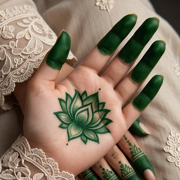 Хна для тимчасового тату EYIR Temporary Tattoo, колір Зелений, 15 мл - зображення 2
