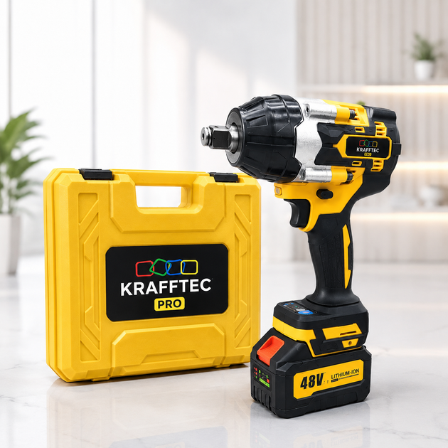 Акумуляторний гайковерт Krafftec Germany PRO, 48V 8Ah - зображення 6