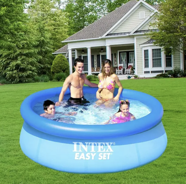 Надувной бескаркасный круглый бассейн Intex 28132 (366×76 см) - изображение 8