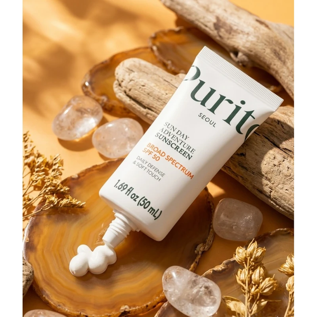Легкий сонцезахисний крем для обличчя Purito Sun Day Adventure Sunscreen SPF50+ PA++++ 50 мл - щоденний захист, комфорт - Фото 1 Легкий сонцезахисний крем для обличчя Purito Sun Day Adventure Sunscreen SPF50+ PA++++ 50 мл - щоденний захист, комфорт - зображення 1