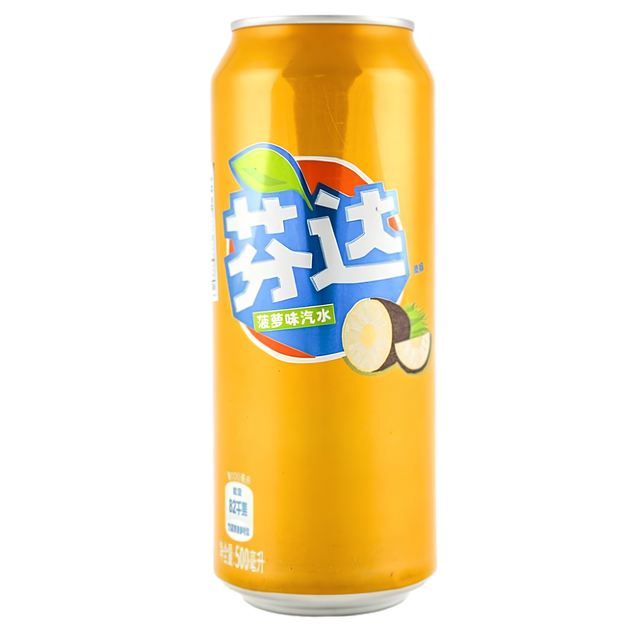 Газований напій Fanta Pineapple 500 мл - Фото 1 Газований напій Fanta Pineapple 500 мл - зображення 1