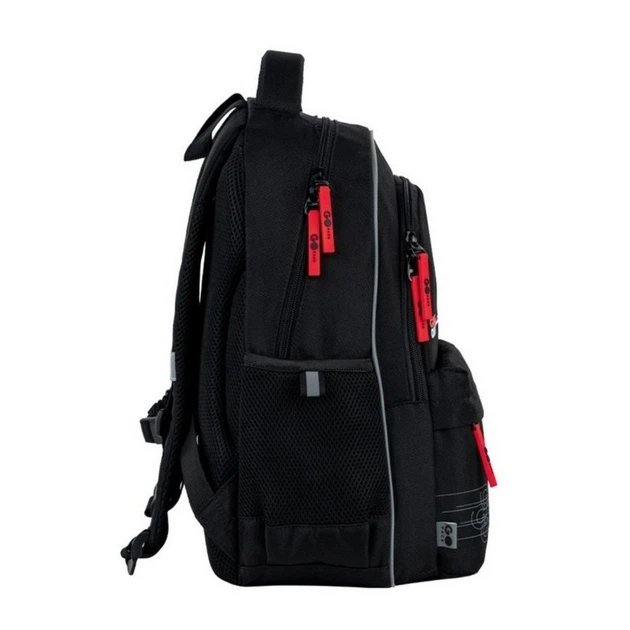 Рюкзак школьный ортопедический GoPack Education Born To Win, для мальчиков, чёрный (GO26-182M-5) - изображение 8