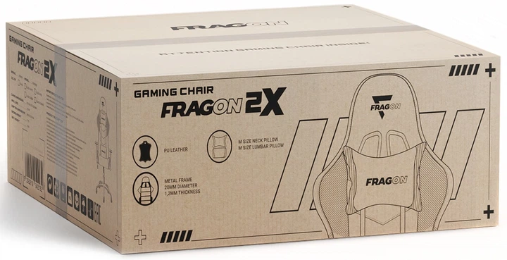 Кресло для геймеров FragON 2X Series Черное (FRGN_2X_R2_BLACK) - Фото 7 Кресло для геймеров FragON 2X Series Черное (FRGN_2X_R2_BLACK) - изображение 7