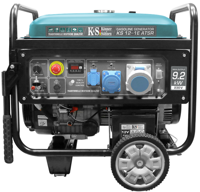 Бензиновий одноциліндровий генератор Könner&Söhnen KS 12-1E ATSR - Фото 1 Бензиновий одноциліндровий генератор Könner&Söhnen KS 12-1E ATSR - зображення 1