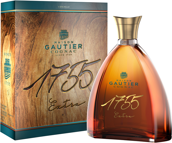 Коньяк Gautier XO 1755 0.7 л 40% у подарунковій упаковці (3269555851780) - зображення 1