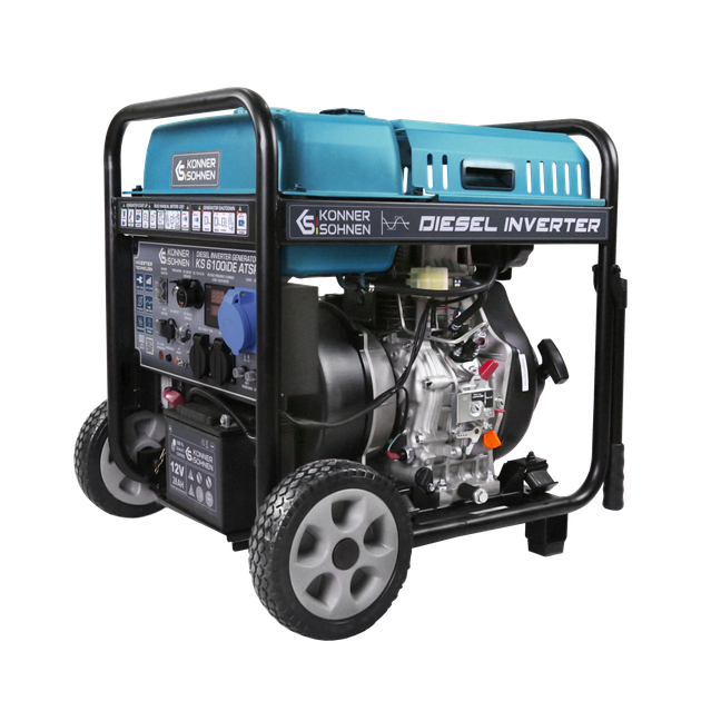 Дизельний інверторний генератор Könner&Söhnen KS 6100iDЕ ATSR - Фото 1 Дизельний інверторний генератор Könner&Söhnen KS 6100iDЕ ATSR - зображення 1