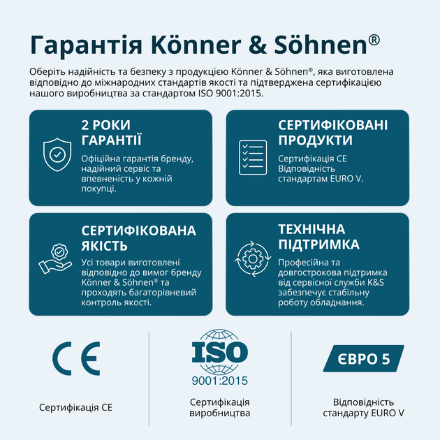 Інверторний генератор Könner&Söhnen KS 6500iEG (бензин/газ) - зображення 10