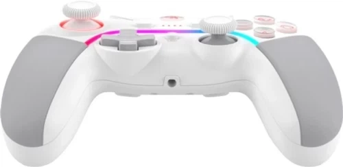 Геймпад Bloody GPW70, White/Grey, бездротовий (USB 2.4GHz), для ПК / PS3 / Switch / Android, подвійна вібрація, 600 mAh - Фото 5 Геймпад Bloody GPW70, White/Grey, бездротовий (USB 2.4GHz), для ПК / PS3 / Switch / Android, подвійна вібрація, 600 mAh - изображение 5
