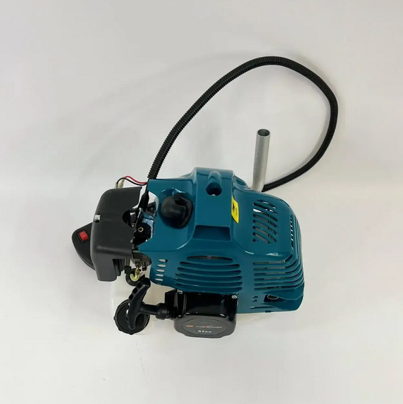 Бензиновая мотокоса MaXpawer GS-151 6.5 л.с. 52 см³ 6500 Вт 11000 об/мин с ножами и катушкой синяя - изображение 7