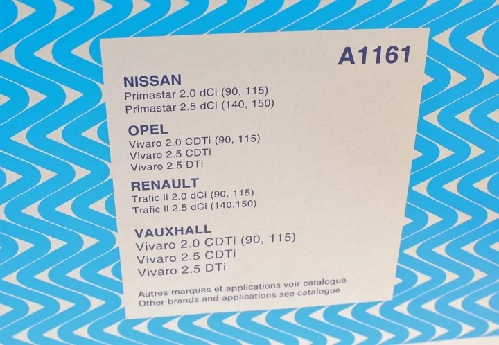 Повітряний фільтр Purflux A1161 Renault Trafic; Opel Vivaro; Nissan Primastar 834897, 95519049, 1654600Q0H - изображение 4