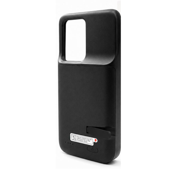 Чохол-зарядка Power Case для Samsung S20 Ultra (6000 mAh) Чорний - Фото 1 Чохол-зарядка Power Case для Samsung S20 Ultra (6000 mAh) Чорний - зображення 1
