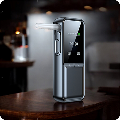 Алкотестер електрохімічний iBOX HR01 (2" TFT, 800 mAh) Чорний - изображение 4