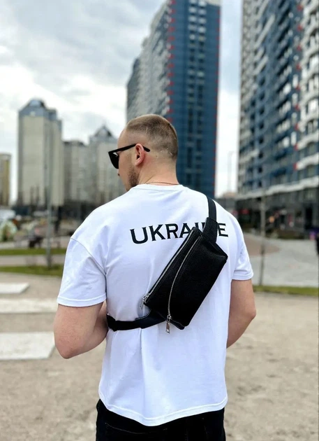 Поясна бананка унісекс 14х25х8, сумка конверт для телефону та документів TD-54928 чорна - Фото 4 Поясна бананка унісекс 14х25х8, сумка конверт для телефону та документів TD-54928 чорна - зображення 4