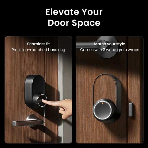 Умный замок SwitchBot Lock Ultra, смарт-замок для дверей, отпечаток пальца, NFC, авто разблокировка - Фото 4 Умный замок SwitchBot Lock Ultra, смарт-замок для дверей, отпечаток пальца, NFC, авто разблокировка - изображение 4