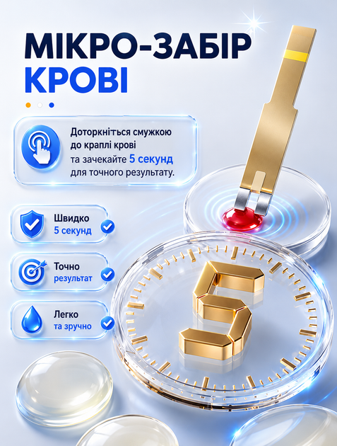 Электронный глюкометр с памятью на 180 измерений и тест-полосками для точного и удобного контроля уровня глюкозы в домашних условиях - изображение 2