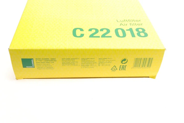 Повітряний фільтр MANN C22018 BMW X1, 1 Series, 2 Series 13717619267, 13718513944, 13718692202 - изображение 6