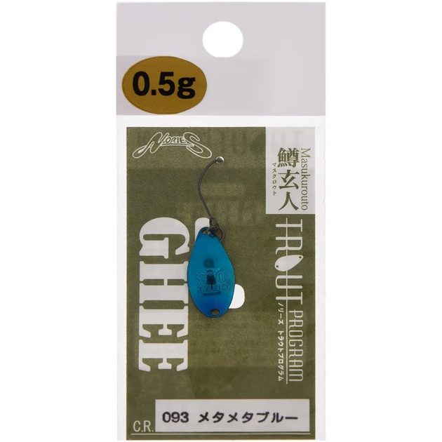 Блешня Nories Masukurouto Ghee 20mm 0.9g #093 - Фото 2 Блешня Nories Masukurouto Ghee 20mm 0.9g #093 - зображення 2
